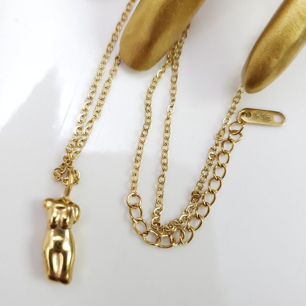 Female Body Layering Necklace - Picture 13 of 16